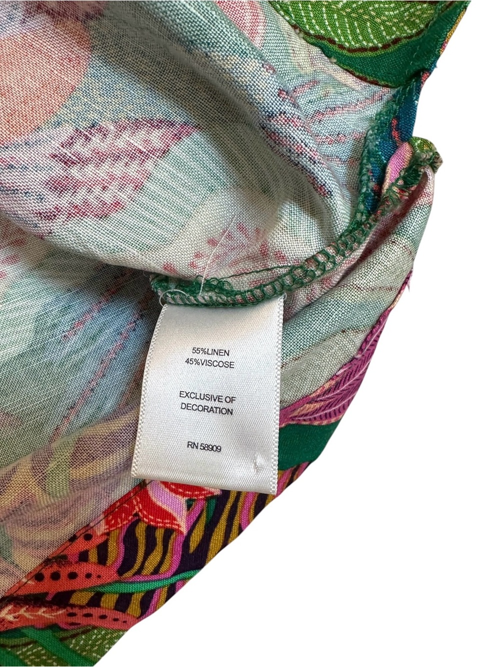 Gibson Latimer Tropical Camp Shirt Size Large Hawaiian Parrot Colorful Top - Picture 7 of 8